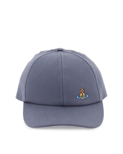 Vivienne Westwood uni colour baseball cap with orb embroidery