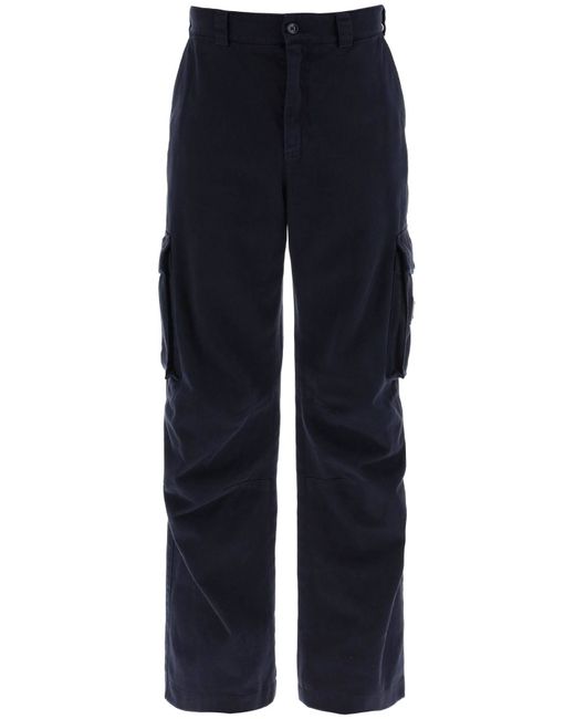 Dolce & Gabbana cargo pants with logo plaque