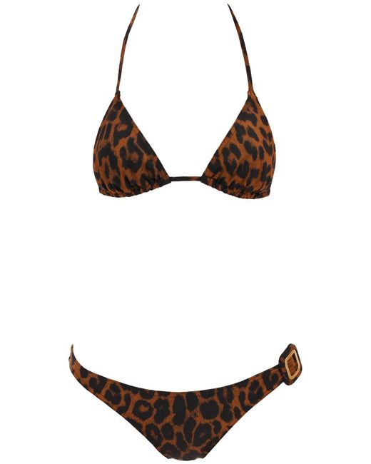 Tom Ford leopard print bikini set.
