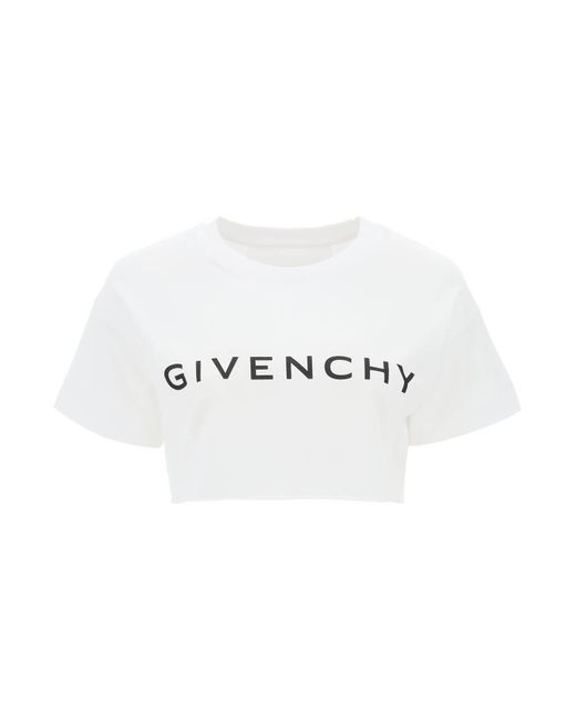 Givenchy cropped logo t-shirt