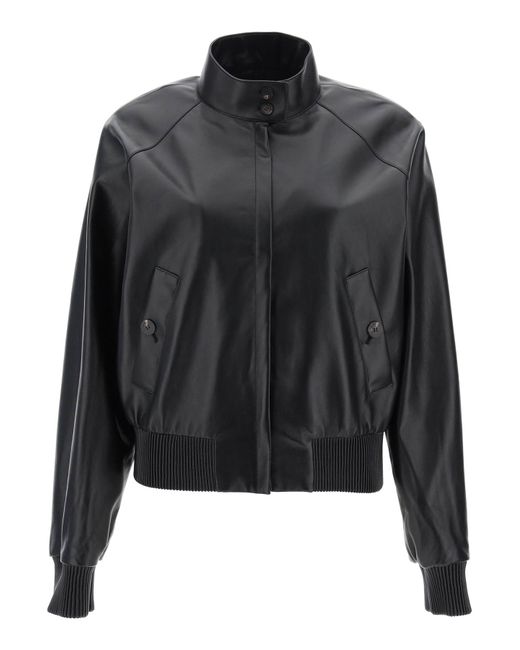 Ferragamo harrington leather jacket