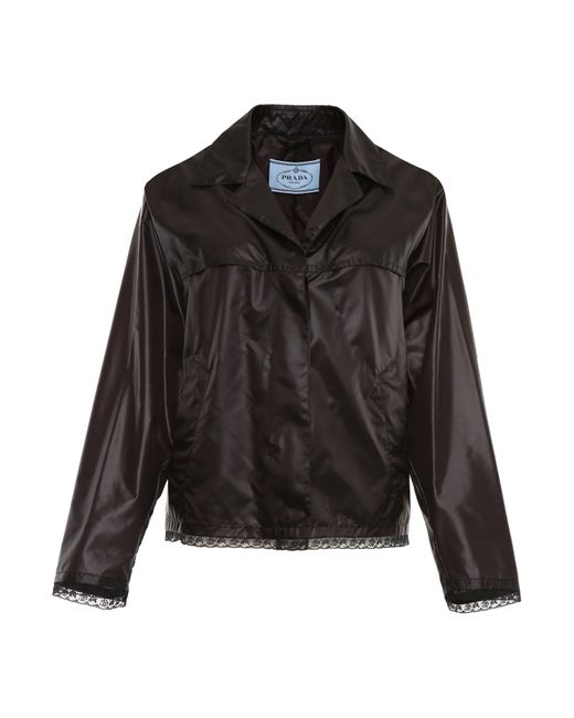 Prada Linea Rossa nylon and lace jacket