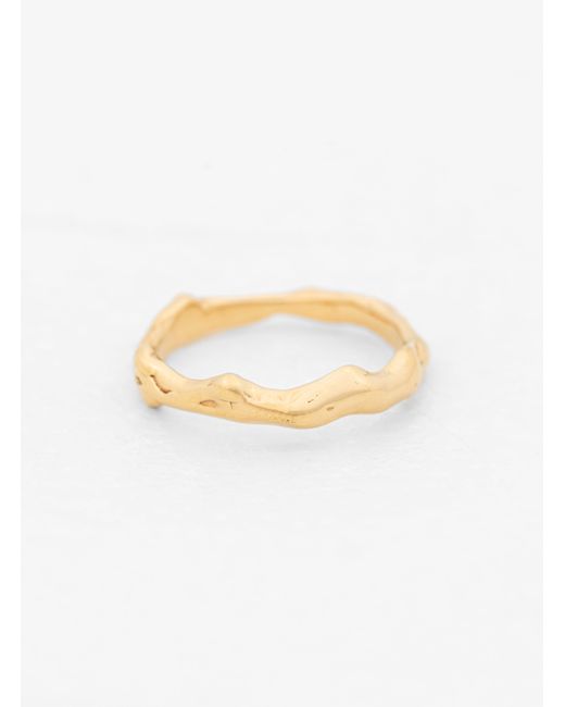 Faris Lava Band Plated Bronze Ring
