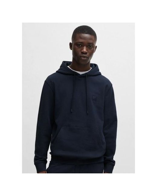 Boss Wetalk French Terry Logo Patch Hoodie