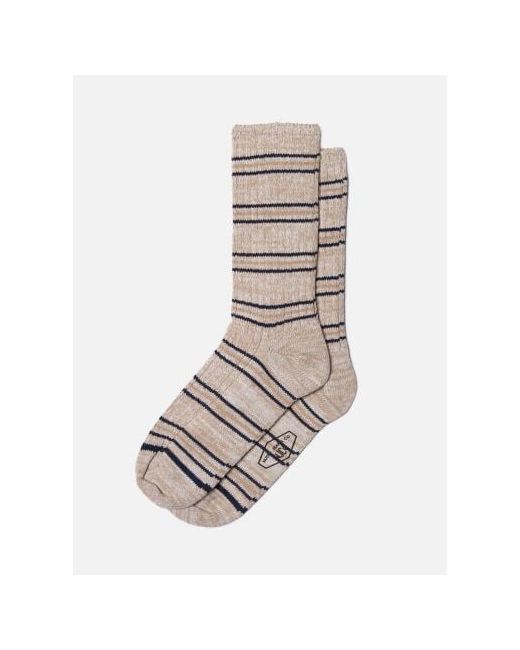 Nudie Jeans Sand Chunky Socks Prairie Strip Sock