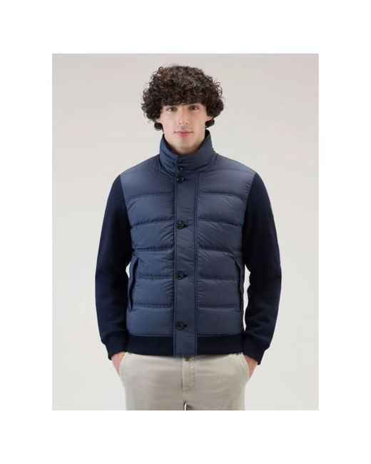 Woolrich Melton Wool Bonded Hybrid Fleece Jacket