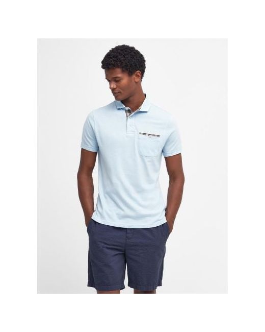 Barbour Sky Corpatch Polo Shirt
