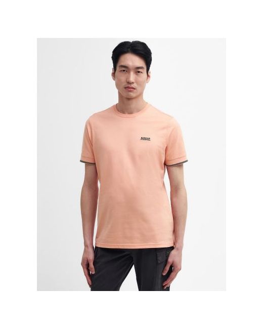Barbour Peach Nectar Philip Tip Cuff T-Shirt