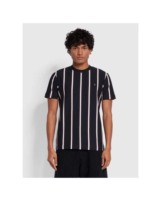 Farah True Peralta Vertical Striped T-Shirt