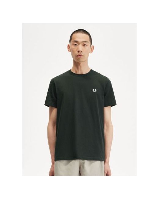 Fred Perry Night Snow White Crew Neck T-Shirt