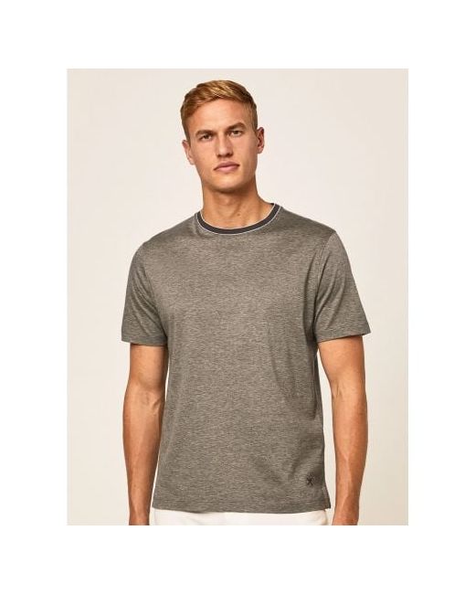 Hackett Iron Micro Striped Print T-Shirt