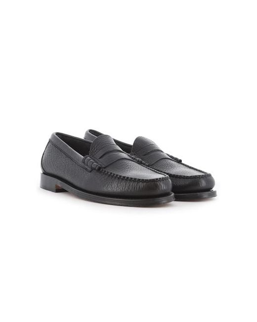 G.H.Bass Textured Leather Weejuns Larson Penny Loafer
