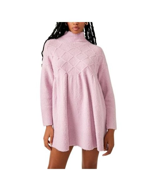 Free People Lavender Jaci Sweater Dress