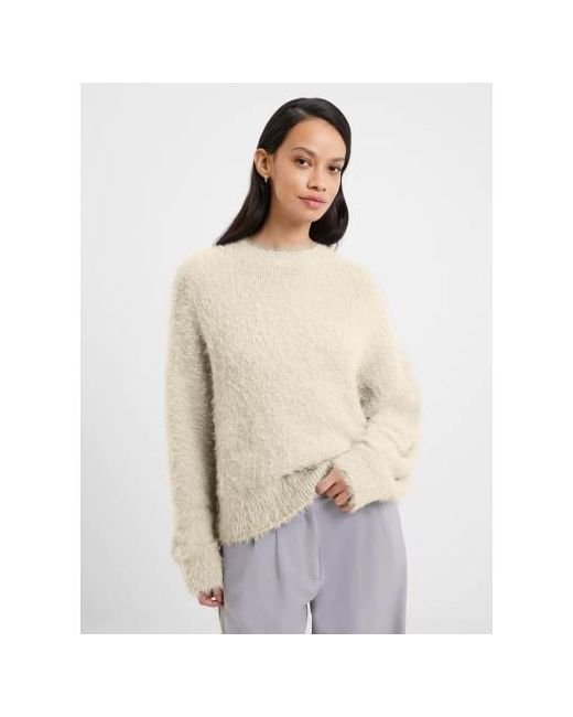 French Connection Classic Cream Meena Fluffy Boat Jumper