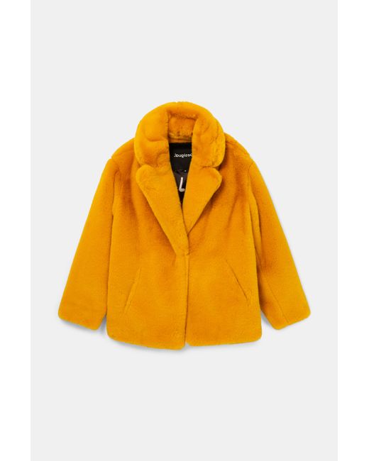 Desigual Oversize plush jacket