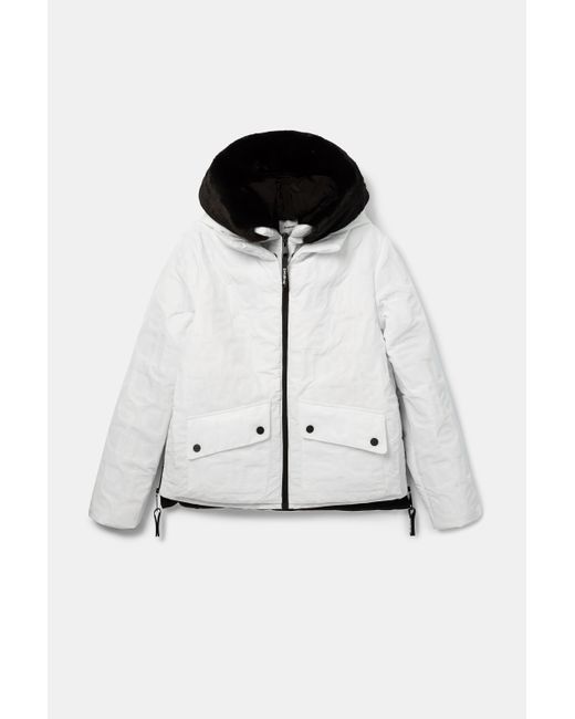 Desigual Short hooded padded jacket