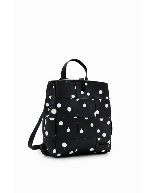 Desigual S woven droplets backpack
