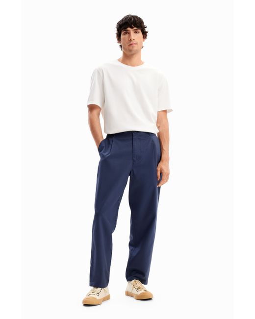 Desigual Tapered chino trousers