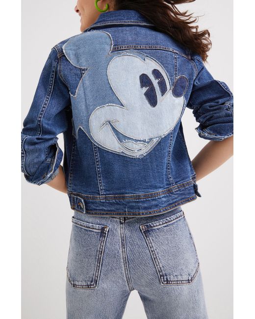 Desigual Mickey Mouse denim jacket
