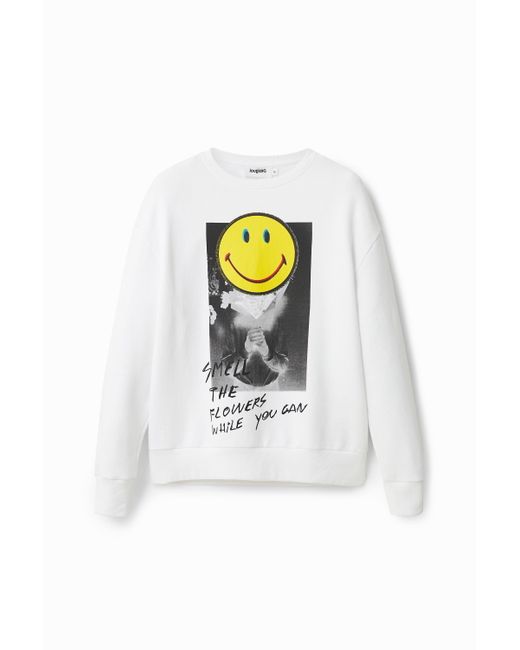 Desigual Oversize Smiley sweatshirt