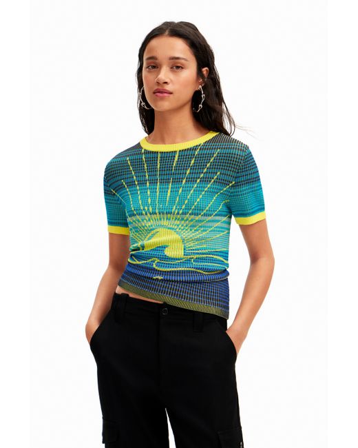 Desigual Knit wave T-shirt