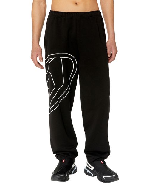 Diesel Track pants with mega oval D Pantaloni To Be Defined