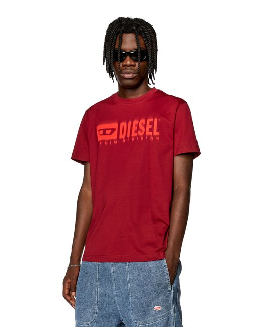 Diesel T-shirt with smudged logo print T-Shirts To Be Defined
