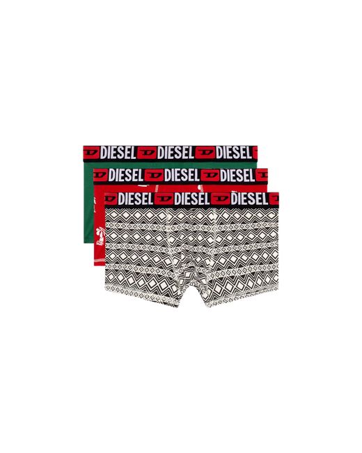 Diesel Three-pack printed boxer briefs Trunks Man To Be Defined