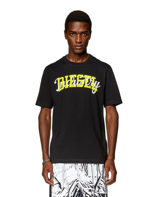 Diesel T-shirt with contrasting prints T-Shirts Man