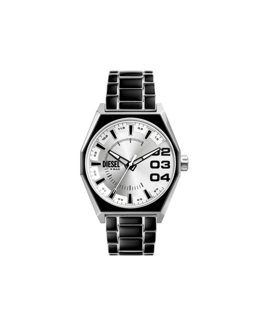 Diesel Scraper enamel and stainless steel watch Timeframes Man