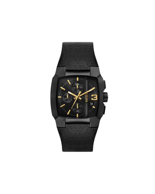 Diesel Cliffhanger chronograph leather watch Timeframes Man