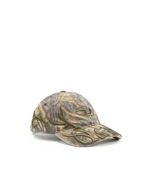 Diesel Camo baseball cap with embroidery Caps Man