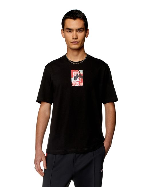 Diesel T-shirt with photo print logo T-Shirts Man To Be Defined