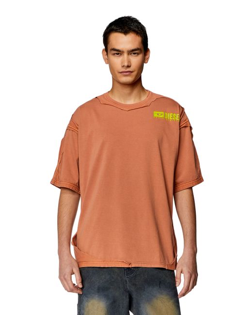 Diesel T-shirt with destroyed peel-off effect T-Shirts Man To Be Defined