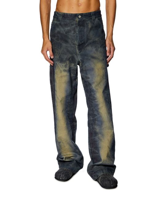 Diesel Utility pants treated canvas Pants Man