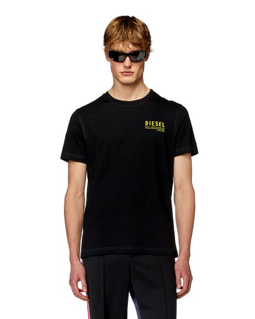 Diesel T-shirt with mottled logo print T-Shirts Man
