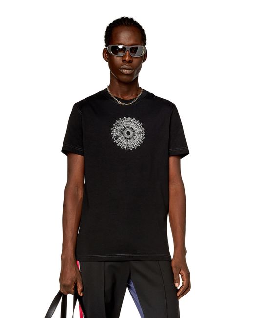 Diesel T-shirt with vortex print T-Shirts Man