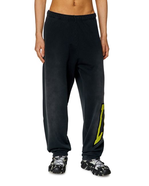 Diesel College track pants with LIES patches Pants Man To Be Defined