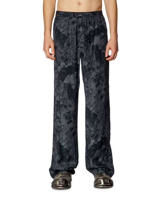 Diesel Fluid pants with abstract print Pants Man To Be Defined