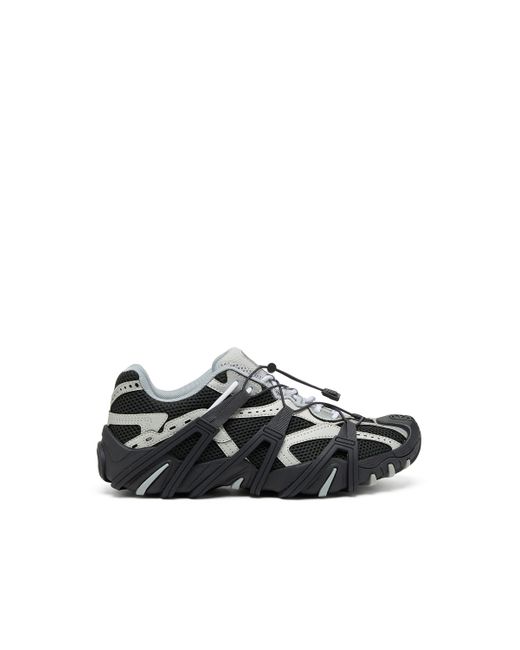 Diesel S-Prototype Cr Lace Mesh and PU sneakers with double lacing Sneakers Man