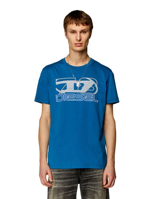 Diesel T-shirt with Oval D 78 print T-Shirts Man