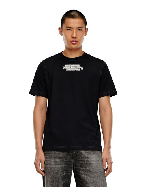 Diesel T-shirt with blurry Industry print T-Shirts Man To Be Defined
