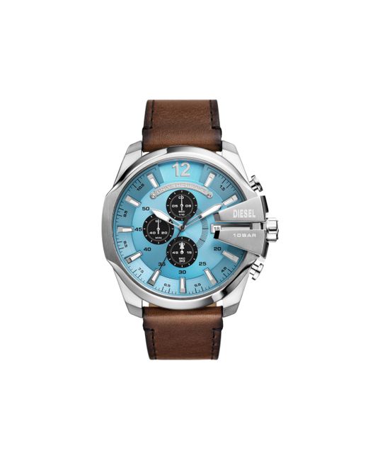 Diesel Mega Chief chronograph leather watch Timeframes Man