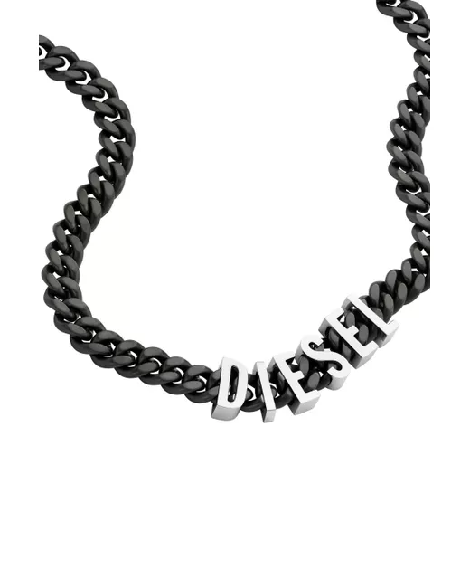 Diesel Two-Tone stainless chain necklace Necklaces Man