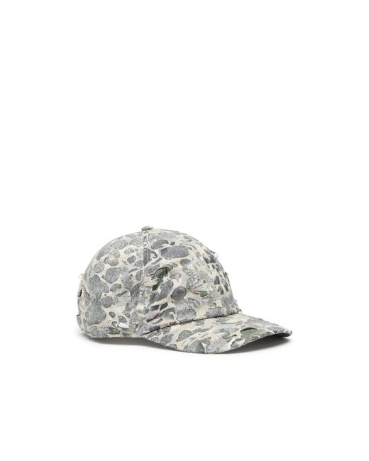 Diesel Camo baseball cap with destroyed finish Caps Man