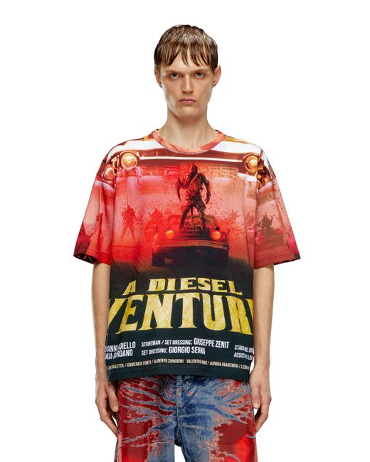 Diesel T-shirt with film print T-Shirts Man To Be Defined