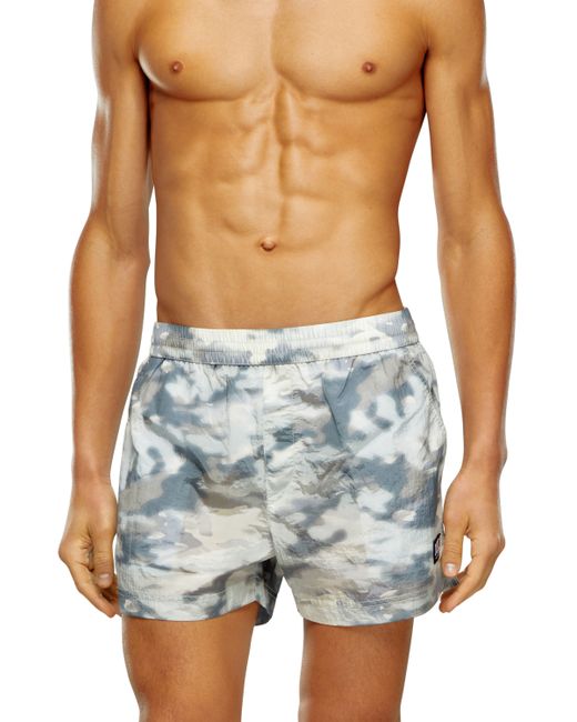 Diesel Swim shorts with utilitarian print Man