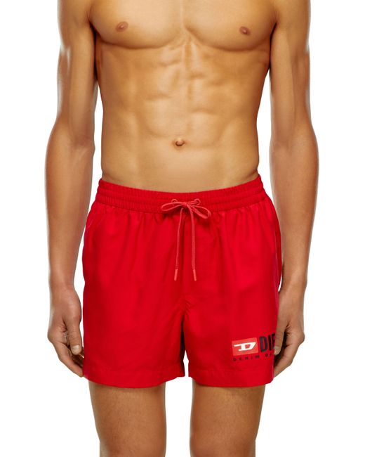 Diesel Mid-length swim shorts with logo print Swim Man