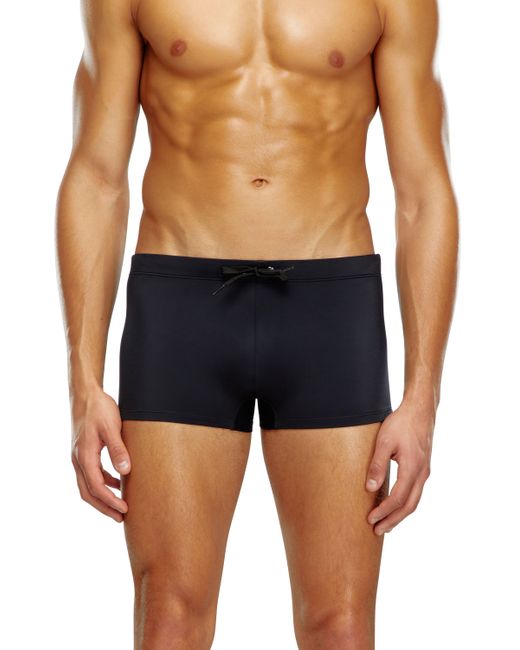 Diesel Swim boxer briefs with back logo print trunks Man