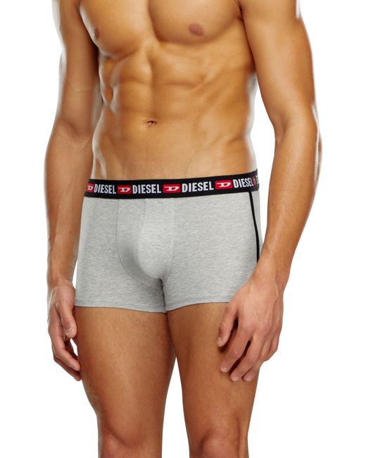 Diesel Three-pack boxer briefs with side band Trunks Man
